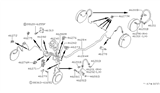 Diagram for Nissan Stanza Hydraulic Hose - 46214-01E00