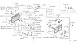 Diagram for Nissan Stanza Oil Cooler Hose - 21631-D4200