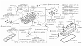 Diagram for 1988 Nissan Stanza Cylinder Head - 11041-02E01