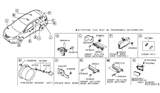 Diagram for Nissan Altima Air Bag Sensor - 98836-3TA5B