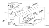 Diagram for 2019 Nissan Murano Radiator Support - F2521-5AAMA