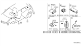 Diagram for 2016 Nissan Murano Transmitter - 285E3-5AA1A
