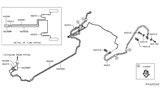 Diagram for 2021 Nissan Murano Brake Line - 46210-3JA1B