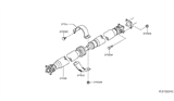 Diagram for 2021 Nissan Murano Drive Shaft - 37000-5AA1B