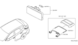 Diagram for Nissan Leaf Dome Light - 26490-ED000