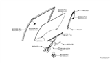 Diagram for 2017 Nissan Murano Window Run - 82330-5AA0C