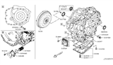 Diagram for 2019 Nissan Murano Torque Converter - 31100-29X3E