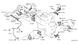 Diagram for 2017 Nissan Murano Motor And Transmission Mount - 11320-5AE0B