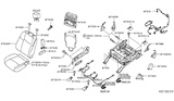 Diagram for 2015 Nissan Murano Seat Switch - 87012-5AA2B