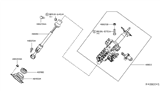 Diagram for 2020 Nissan Pathfinder Steering Column - 48810-3JA1D