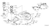 Diagram for Nissan Murano Fuel Filler Neck - 17221-5AA0A