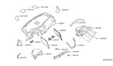 Diagram for Nissan Murano Glove Box - 68102-9UF1A