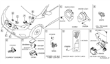 Diagram for Nissan Murano Cruise Control Module - 28438-5AA0B