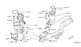 Diagram for Nissan Murano Catalytic Converter - 208A3-5AH0A