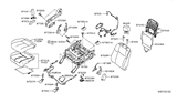 Diagram for 2019 Nissan Murano Air Bag Control Module - 98856-9UF0A