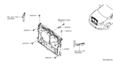 Diagram for 2016 Nissan Murano Radiator Support - 21514-5AA0A