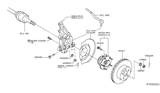 Diagram for 2020 Nissan Murano Wheel Hub - 40202-3JK1D