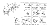 Diagram for 2018 Nissan Murano Parking Assist Distance Sensor - 28438-9UF1A