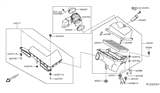 Diagram for 2018 Nissan Murano Air Duct - 16554-5AA1A