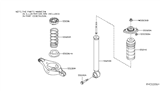 Diagram for Nissan Shock Absorber - E6210-5AA0C
