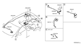 Diagram for Nissan Murano Antenna - 25975-9UF0A