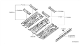 Diagram for 2010 Nissan Altima Floor Pan - 74310-ZX50A