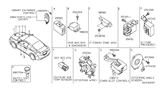 Diagram for Nissan Altima Steering Angle Sensor - 47945-3TA1A