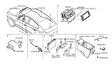Diagram for 2008 Nissan Altima Antenna Cable - 28243-JB10B