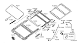 Diagram for Nissan Sunroof - 91210-JB11A