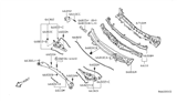 Diagram for 2011 Nissan Maxima Alignment Bolt - 54459-JA021