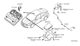 Diagram for 2012 Nissan Altima Antenna - 28212-ZN51A