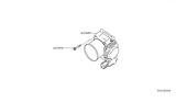 Diagram for Nissan Rogue Throttle Body - 16119-JA00A