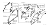 Diagram for 2013 Nissan Altima Wheelhouse - 76750-JB130