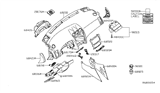 Diagram for 2010 Nissan Altima Air Bag - 98515-JB18A