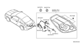 Diagram for 2013 Nissan Altima Tail Light - 26550-JB100