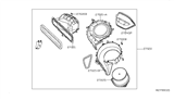 Diagram for Nissan Altima Blower Motor - 27200-9DF0A