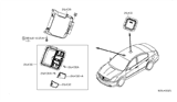 Diagram for 2013 Nissan Altima Dome Light - 26410-JB00A