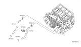 Diagram for 2010 Nissan Altima A/C Hose - 92410-JA00A