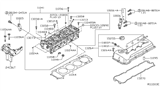 Diagram for 2006 Nissan Quest Cylinder Head Bolts - 11056-7Y000