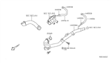 Diagram for 2008 Nissan Altima Cooling Hose - 14056-JA00A