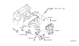 Diagram for Nissan Altima Exhaust Heat Shield - 16590-JC21B