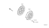 Diagram for 2007 Nissan Altima Clutch Disc - 30100-JA00A