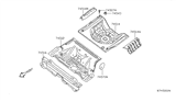Diagram for Nissan Altima Floor Pan - 74514-JB130