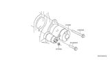 Diagram for Nissan Altima Starter Motor - 23300-JA01A