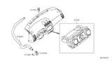 Diagram for 2009 Nissan Altima Blower Control Switches - 27510-ZX00A