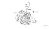 Diagram for 2008 Nissan Altima Transmission Assembly - 32010-JA60A