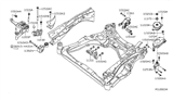 Diagram for 2007 Nissan Altima Engine Mount Bracket - 11254-JA01A