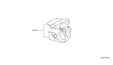 Diagram for 2011 Nissan Altima Steering Column Cover - 48470-JA00A