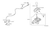 Diagram for 2007 Nissan Altima Shift Cable - 34935-JA00B