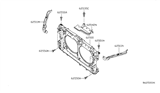 Diagram for Nissan Air Deflector - 62542-JA00B